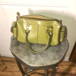 Madison & Max Vintage Purse Olive Green